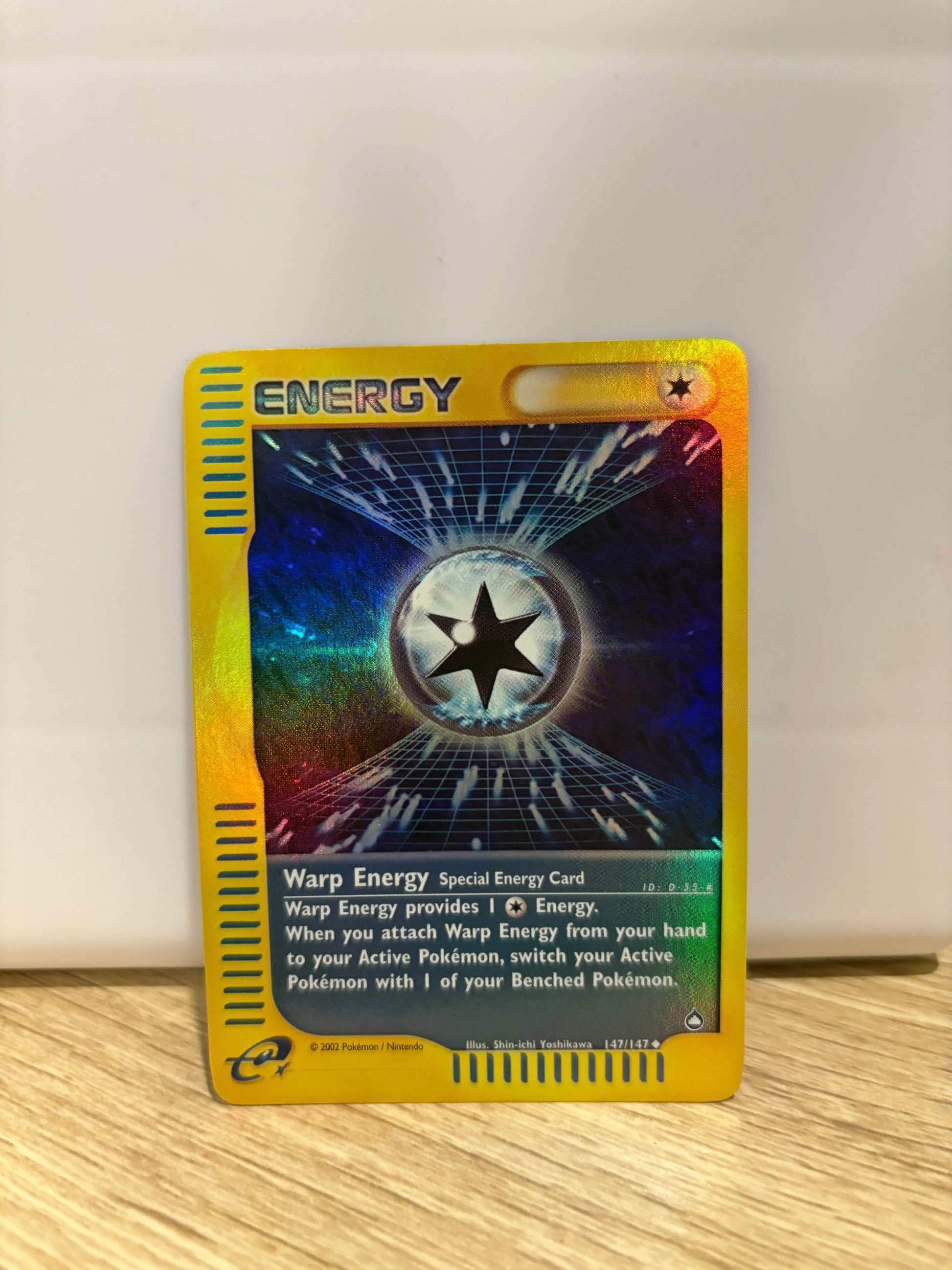 Reverse Holo Warp Energy 147/147 Aquapolis 2002 e-Series NM FRENLY BRICKS - Open 7 Days