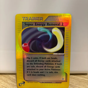 Pokémon Card - Super Energy Removal 2 Trainer Aquapolis Reverse Holo 134/147 NM FRENLY BRICKS - Open 7 Days