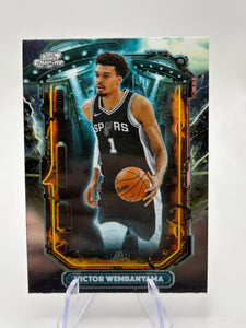 2025-26 Topps Chrome Cosmic Victor Wembanyama #ET-7 Extra Terrestrial Spurs