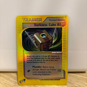 Pokemon TCG Trainer Darkness Cube Aquapolis Reverse Holo #119 NM FRENLY BRICKS - Open 7 Days