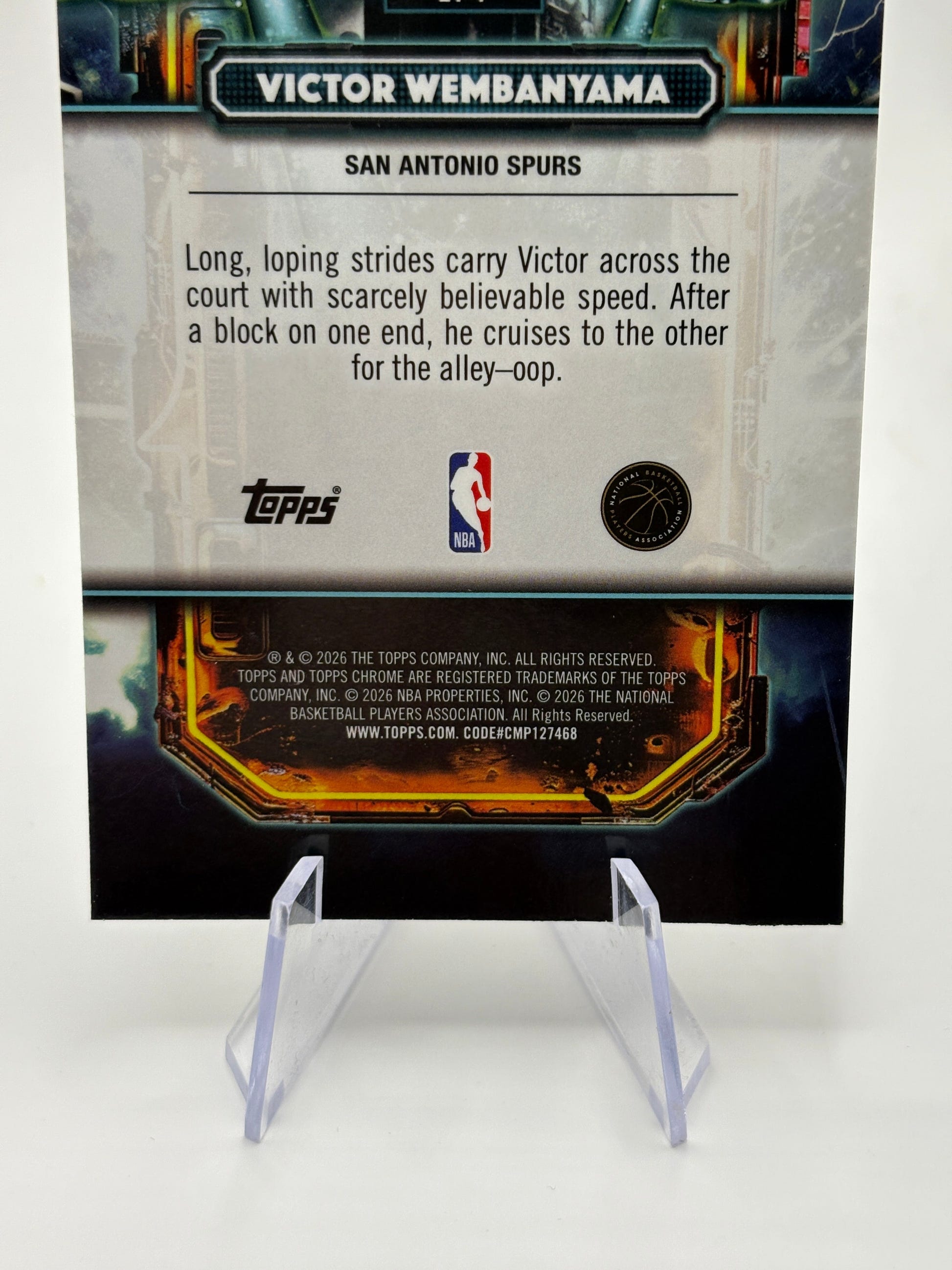 2025-26 Topps Chrome Cosmic Victor Wembanyama #ET-7 Extra Terrestrial Spurs FRENLY BRICKS - Open 7 Days image 4