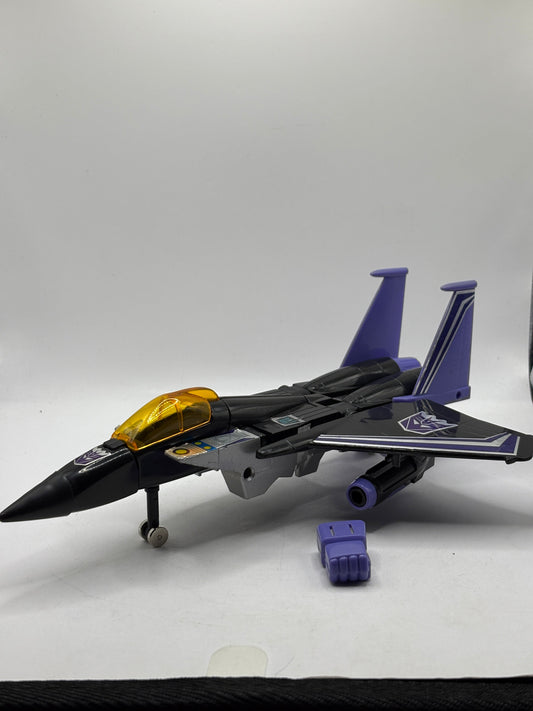 1984 Transformers Vintage G1 SkyWarp Decepticon Jet Transformer Toy Takara Incomplete FRENLY BRICKS - Open 7 Days