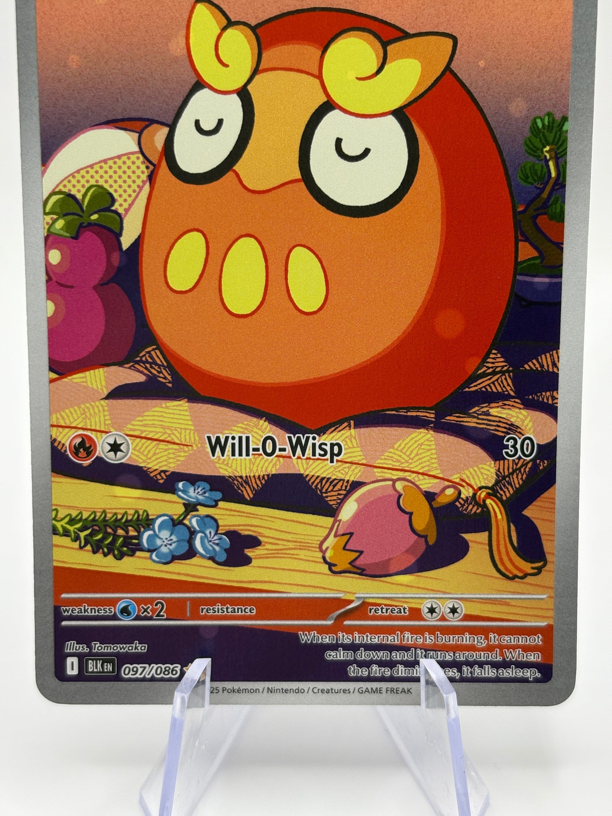 Pokemon TCG Black Bolt - Darumaka 097/086 Illustration Rare NM FRENLY BRICKS - Open 7 Days