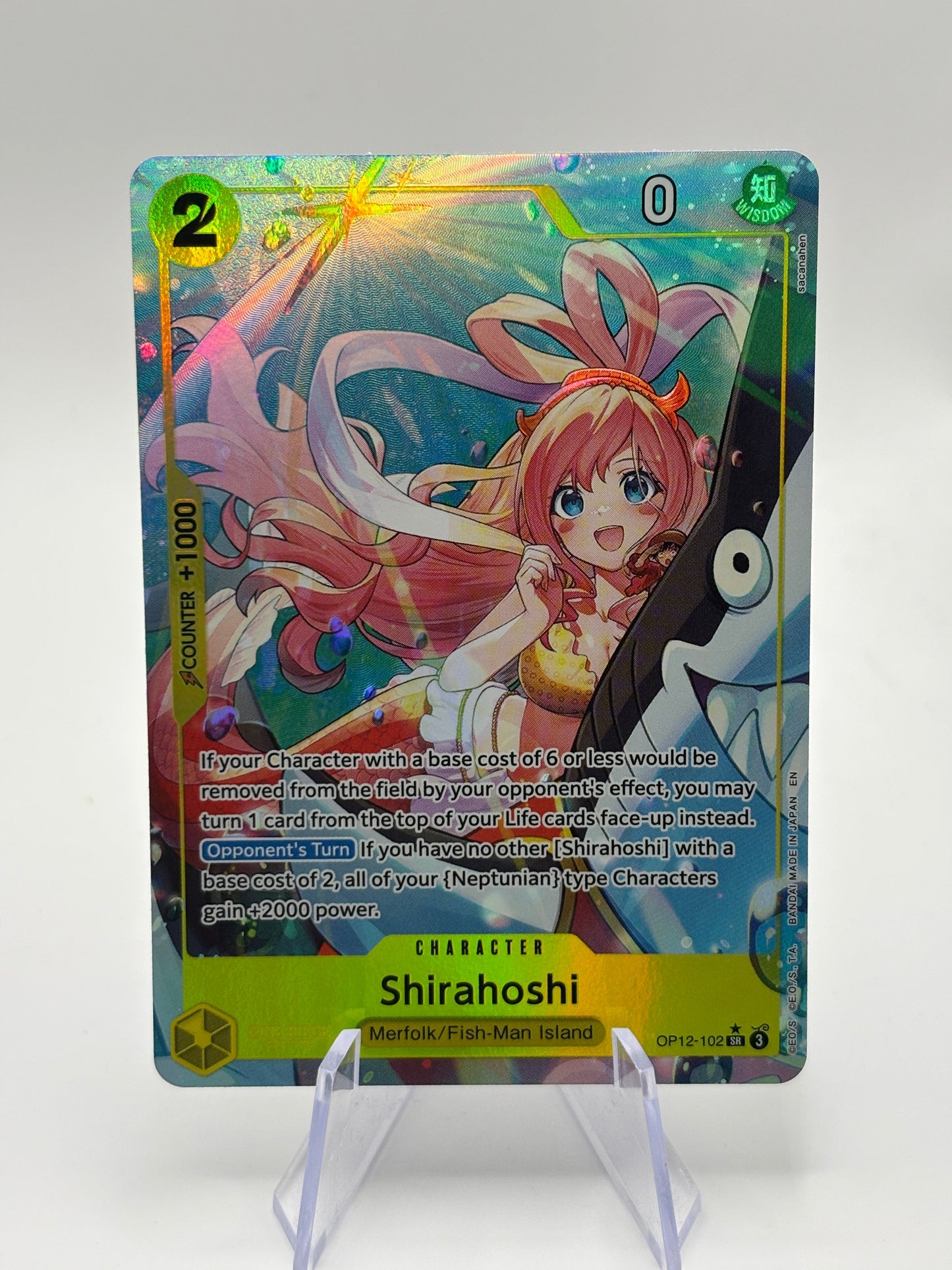 One Piece TCG - Shirahoshi Alt Art - OP12-102 - Legacy of the Master - English FRENLY BRICKS - Open 7 Days