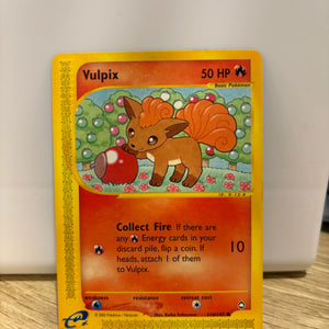 Pokemon Aquapolis 116/147 Vulpix Card NM (2) FRENLY BRICKS - Open 7 Days