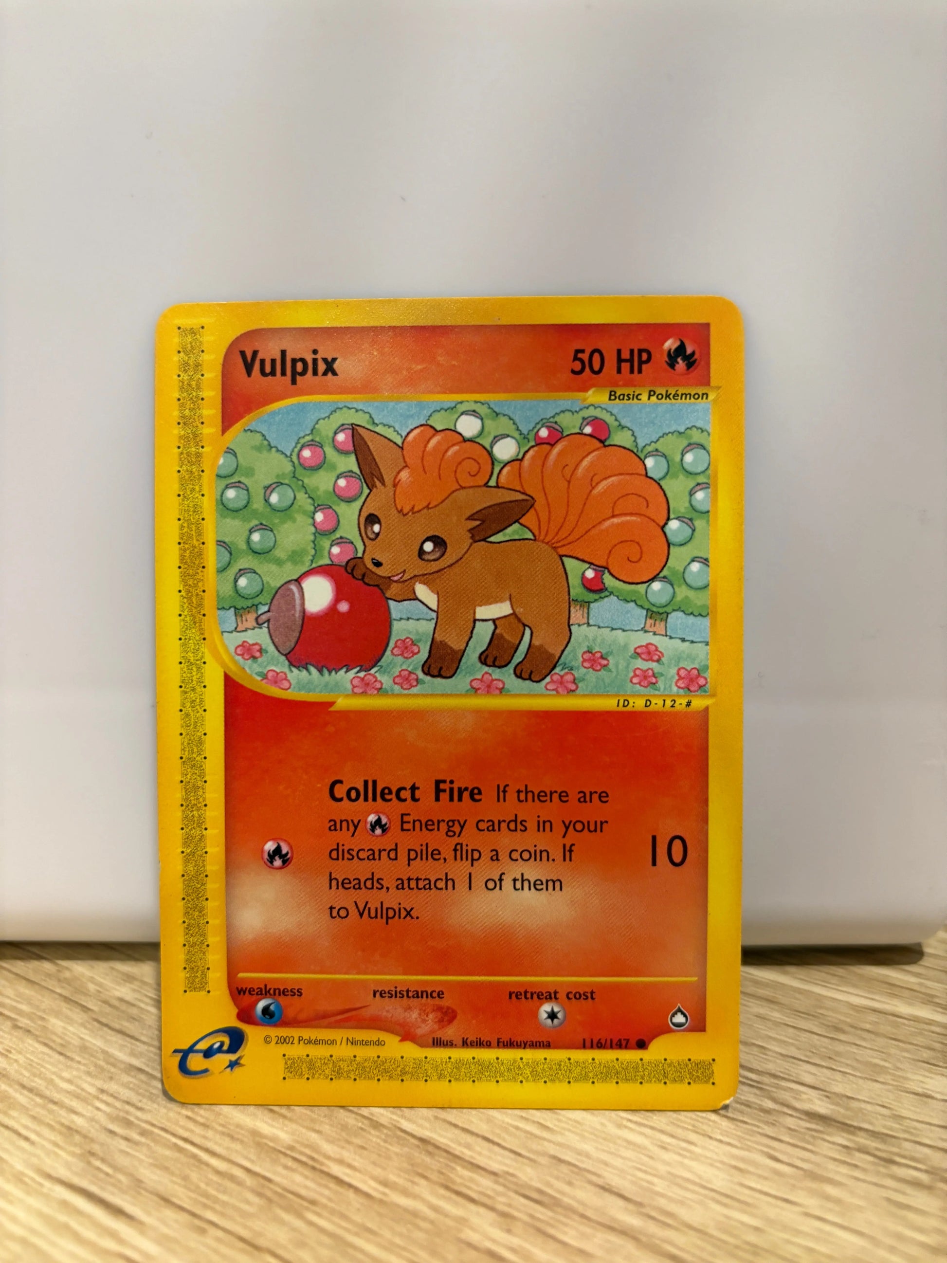 Pokemon Aquapolis 116/147 Vulpix Card LP (3) FRENLY BRICKS - Open 7 Days