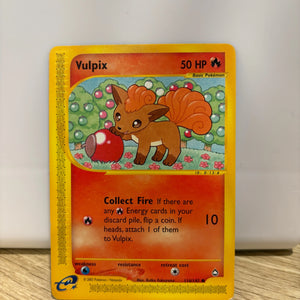 Pokemon Aquapolis 116/147 Vulpix Card LP (3) FRENLY BRICKS - Open 7 Days