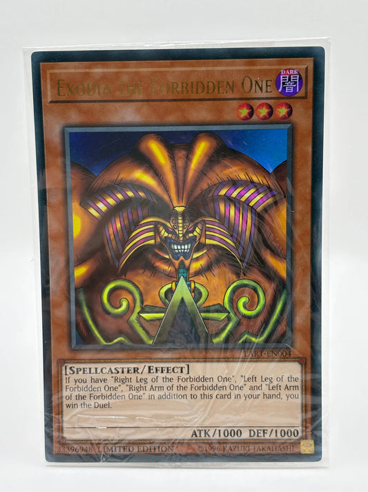 Yugioh! Exodia the Forbidden One LART-EN004 Ultra Rare Limited Edition SEALED FRENLY BRICKS - Open 7 Days