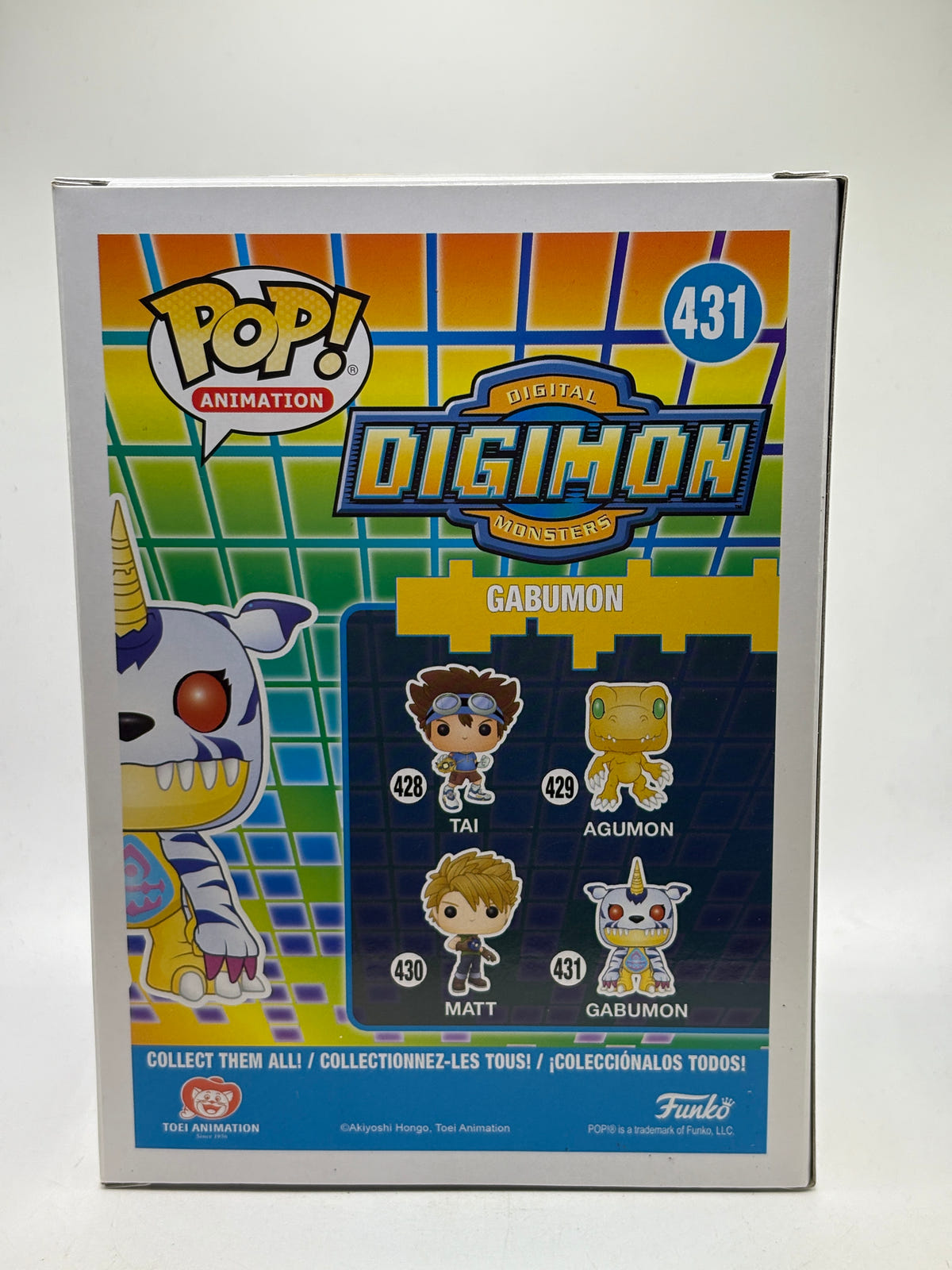 Funko POP! Animation Digimon #431 Gabumon Vinyl Figure, photo 3 image 3