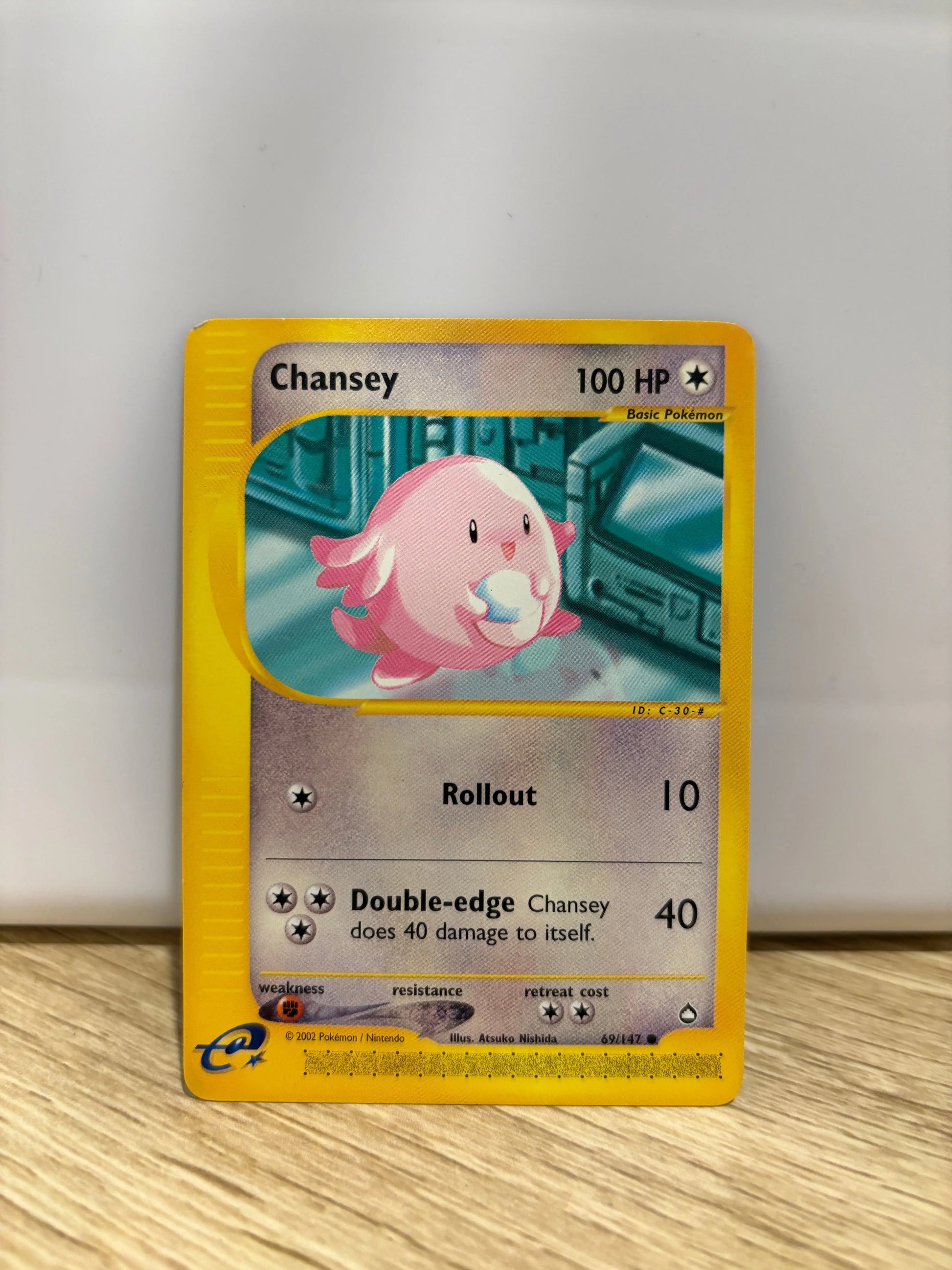 Pokemon Chansey 69/147 Aquapolis Common NM (2) FRENLY BRICKS - Open 7 Days