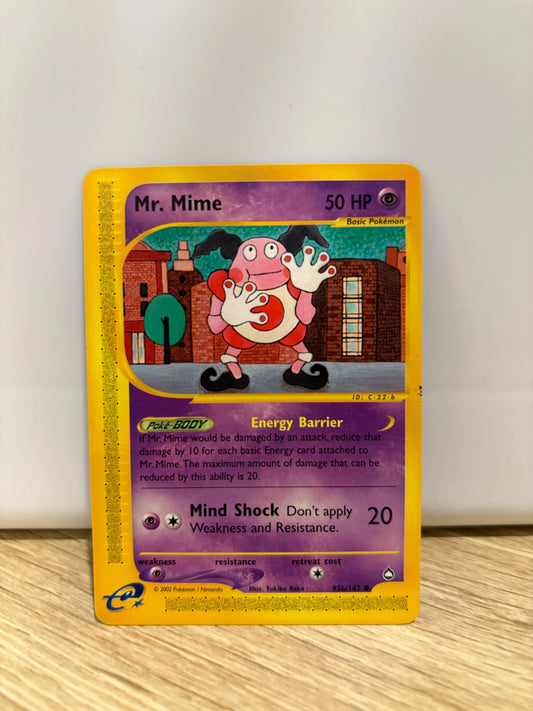 Mr. Mime Aquapolis 95b/147 Non Holo Common Pokemon Card NM FRENLY BRICKS - Open 7 Days