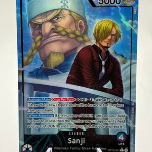 One Piece OP12 Sanji Alternate Art OP12-041 Leader FRENLY BRICKS - Open 7 Days