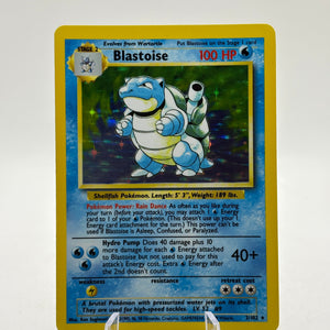Pokemon TCG WOTC Base Set - Blastoise 2/102 Rare Holo LP FRENLY BRICKS - Open 7 Days