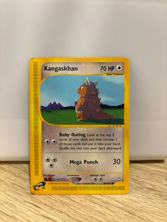 Pokemon Card - Kangaskhan Aquapolis 88/147 Common Non-Holo NM FRENLY BRICKS - Open 7 Days
