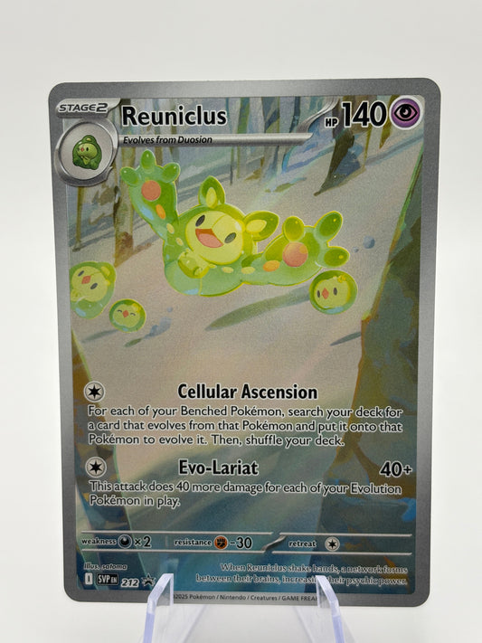 Pokemon TCG SVP Promos - Reuniclus SVP 212 Black Star Promo Illustration NM FRENLY BRICKS - Open 7 Days