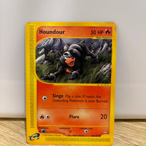 Pokemon TCG Aquapolis Houndour 86/147 Common LP (2) FRENLY BRICKS - Open 7 Days