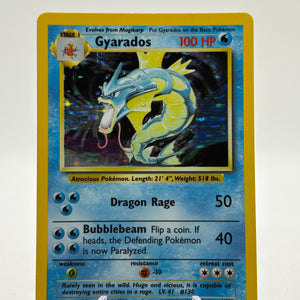 Pokemon TCG WOTC Base Set Unlimited - Gyarados 6/102 Rare Holo LP FRENLY BRICKS - Open 7 Days