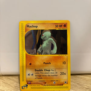 Machop 117/165 Pokemon TCG Card Expedition Base Set Regular NM FRENLY BRICKS - Open 7 Days