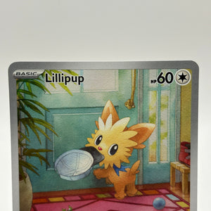 Pokemon TCG White Flare - Lillipup 154/086 Illustration Rare NM FRENLY BRICKS - Open 7 Days