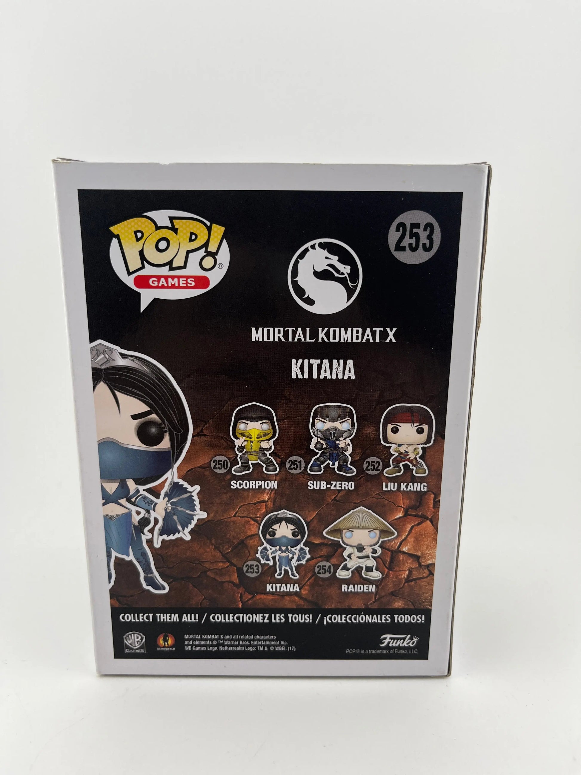 Funko POP! Games Mortal Kombat X Kitana #253 Vinyl Figure + combined shipping FRENLY BRICKS - Open 7 Days