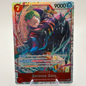 One Piece Roronoa Zoro EB04-007 SR Eng OP15 FRENLY BRICKS - Open 7 Days