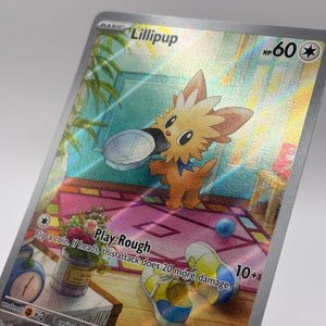 Pokemon TCG White Flare - Lillipup 154/086 Illustration Rare NM FRENLY BRICKS - Open 7 Days
