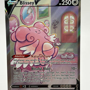 Pokemon TCG Chilling Reign - Blissey V 183/198 Alternate Full Art NM FRENLY BRICKS - Open 7 Days