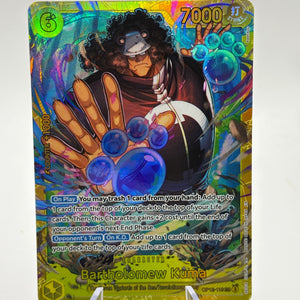 Bartholomew Kuma OP12-119 Legacy of the Master Foil SEC FRENLY BRICKS - Open 7 Days