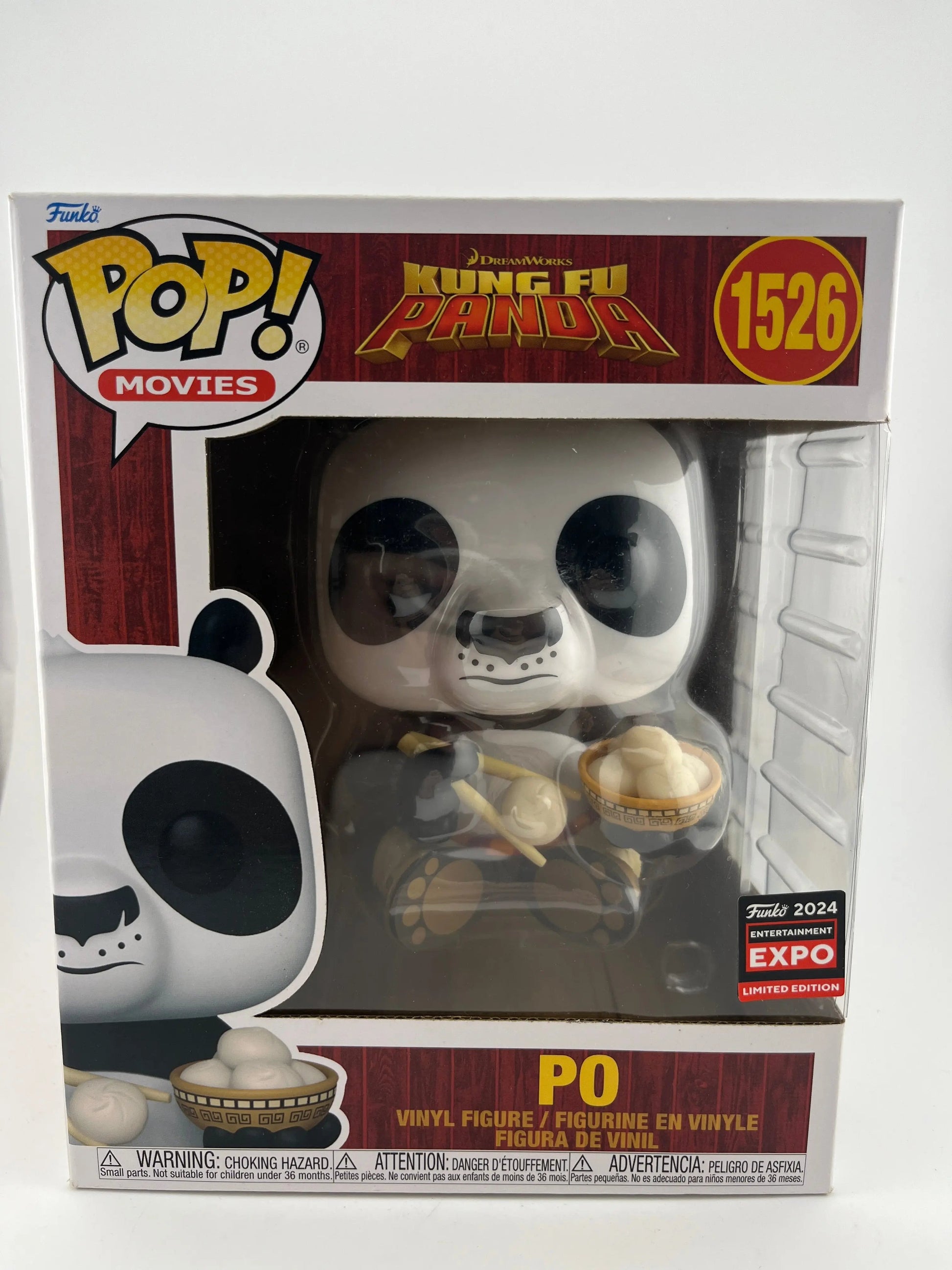 Funko POP Movies Kung Fu Panda Po #1526 2024 Entertainment Expo Limited Edition FRENLY BRICKS - Open 7 Days