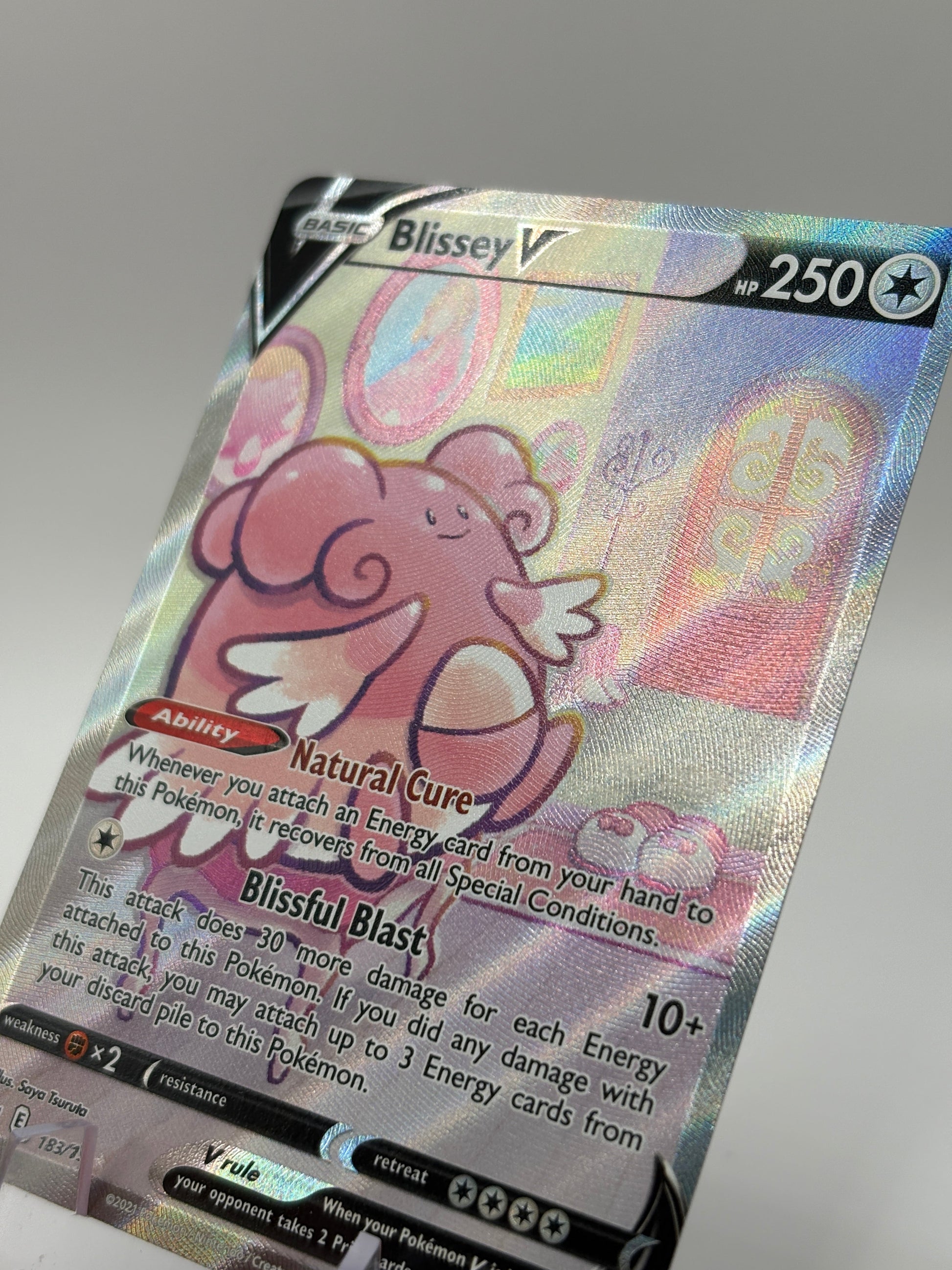 Pokemon TCG Chilling Reign - Blissey V 183/198 Alternate Full Art NM FRENLY BRICKS - Open 7 Days