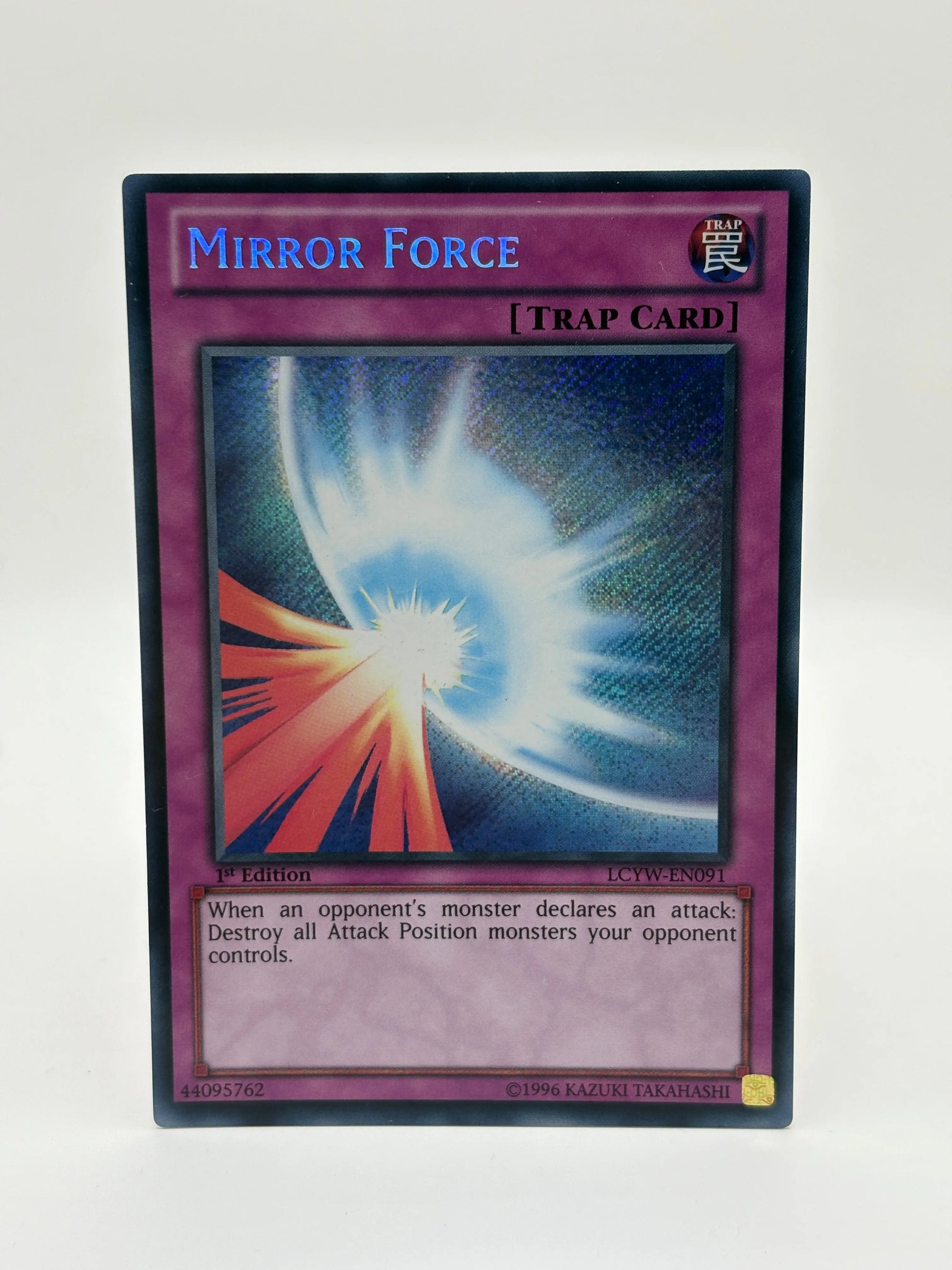 Mirror Force - LCYW-EN091 - 1st Edition Secret Rare Yu-Gi-Oh! TCG LP FRENLY BRICKS - Open 7 Days