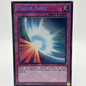 Mirror Force - LCYW-EN091 - 1st Edition Secret Rare Yu-Gi-Oh! TCG LP FRENLY BRICKS - Open 7 Days