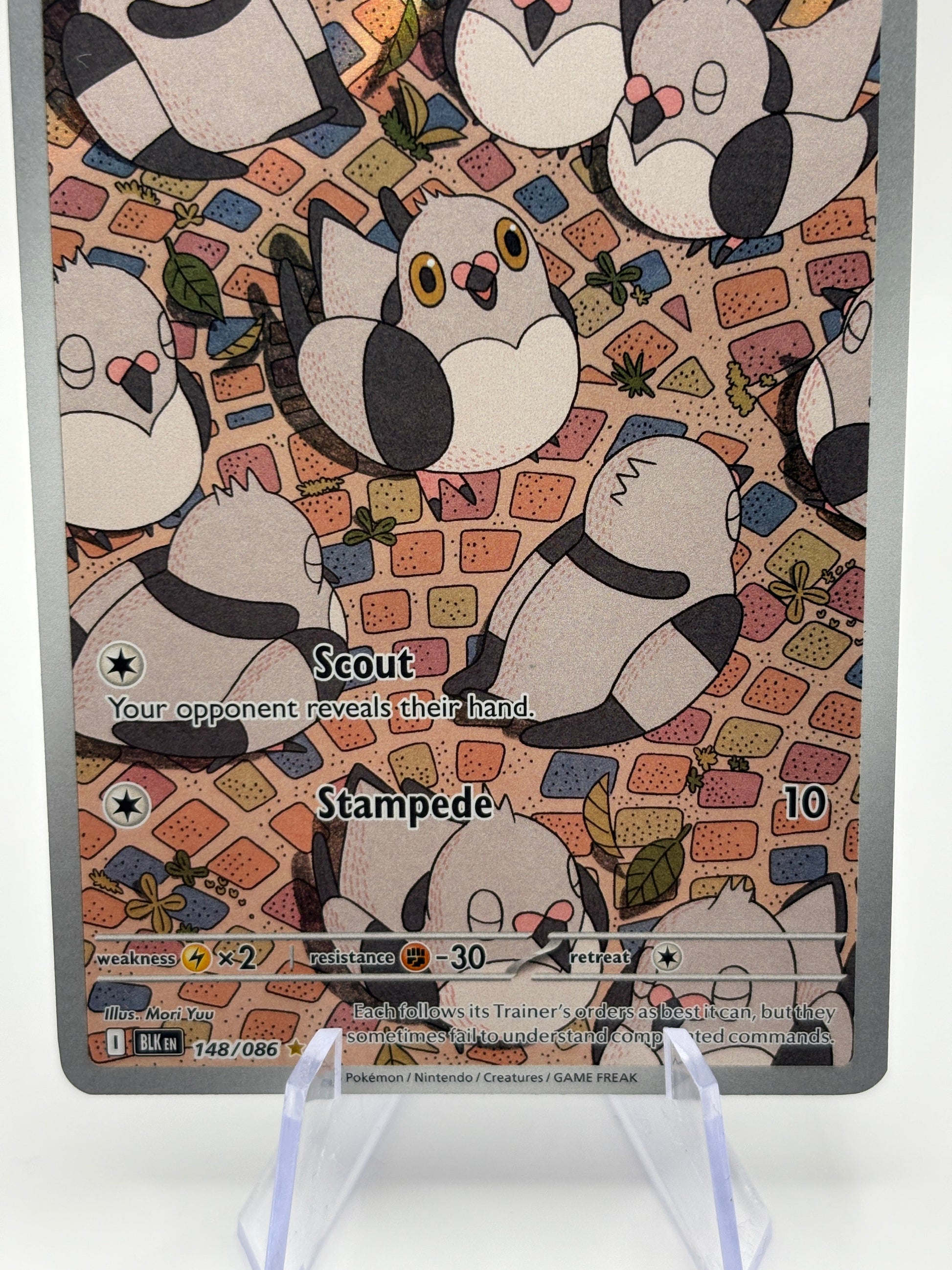 Pokemon TCG Black Bolt - Pidove 148/086 Illustration Rare NM FRENLY BRICKS - Open 7 Days