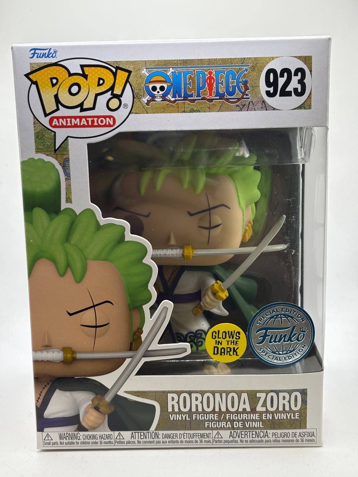 Funko POP! Animation One Piece #923 Roronoa Zoro Glow Special Edition