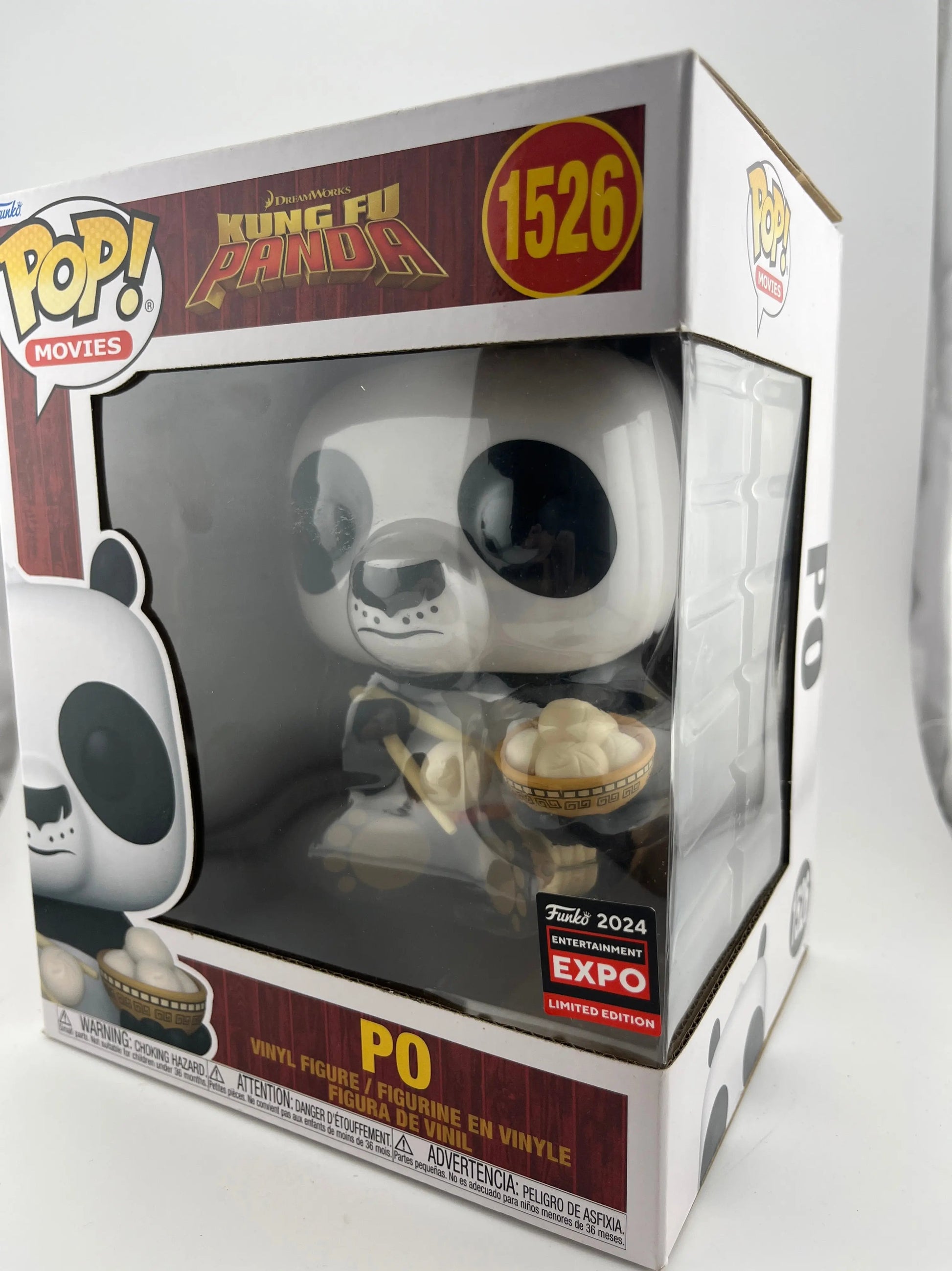 Funko POP Movies Kung Fu Panda Po #1526 2024 Entertainment Expo Limited Edition FRENLY BRICKS - Open 7 Days