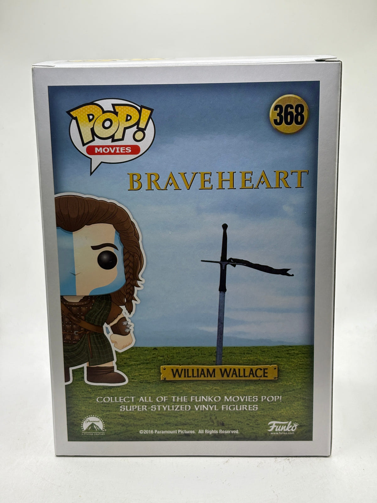 Funko POP! Movies Braveheart #368 William Wallace Vinyl Figure, photo 3 image 3
