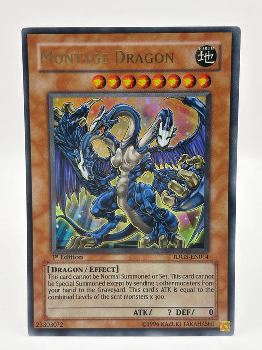 Yu-Gi-Oh! Montage Dragon TDGS-EN014 Ultra Rare Unlimited LP FRENLY BRICKS - Open 7 Days