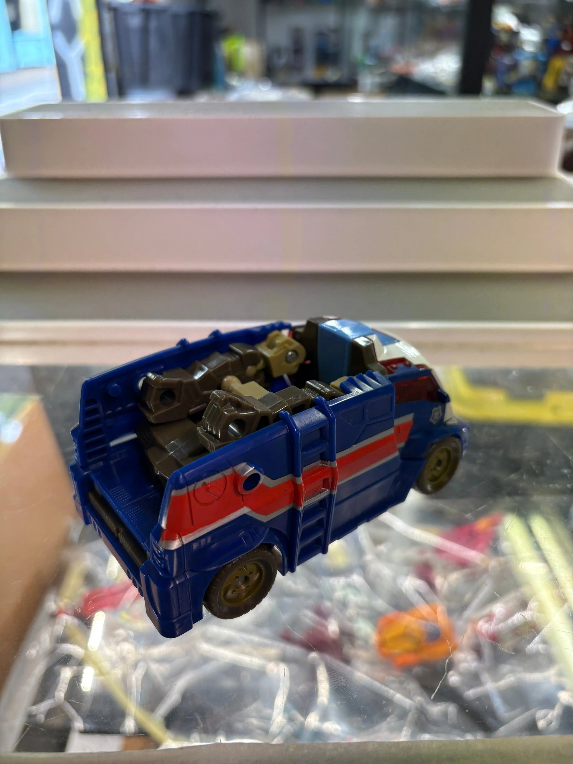 Transformers Energon TOW-LINE Powerlinx RID Wrecker Van BAF Animated 2004 *INCOMPLETE* FRENLY BRICKS - Open 7 Days