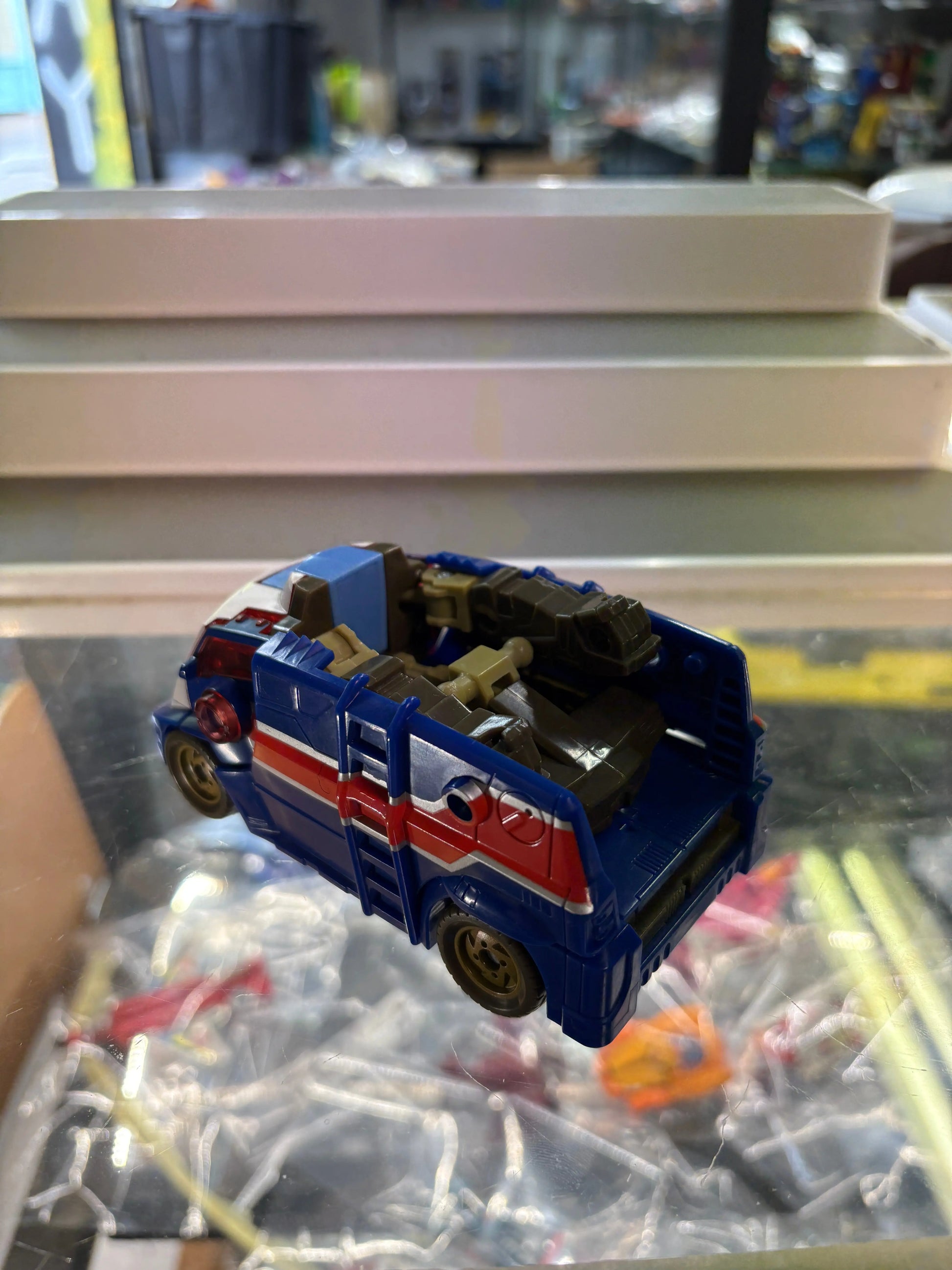 Transformers Energon TOW-LINE Powerlinx RID Wrecker Van BAF Animated 2004 *INCOMPLETE* FRENLY BRICKS - Open 7 Days