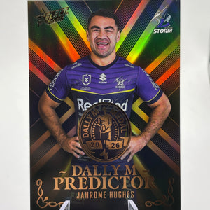 2026 NRL Select League Heroes Dally M Gold Predictor Jahrome Hughes Storm #12 FRENLY BRICKS - Open 7 Days
