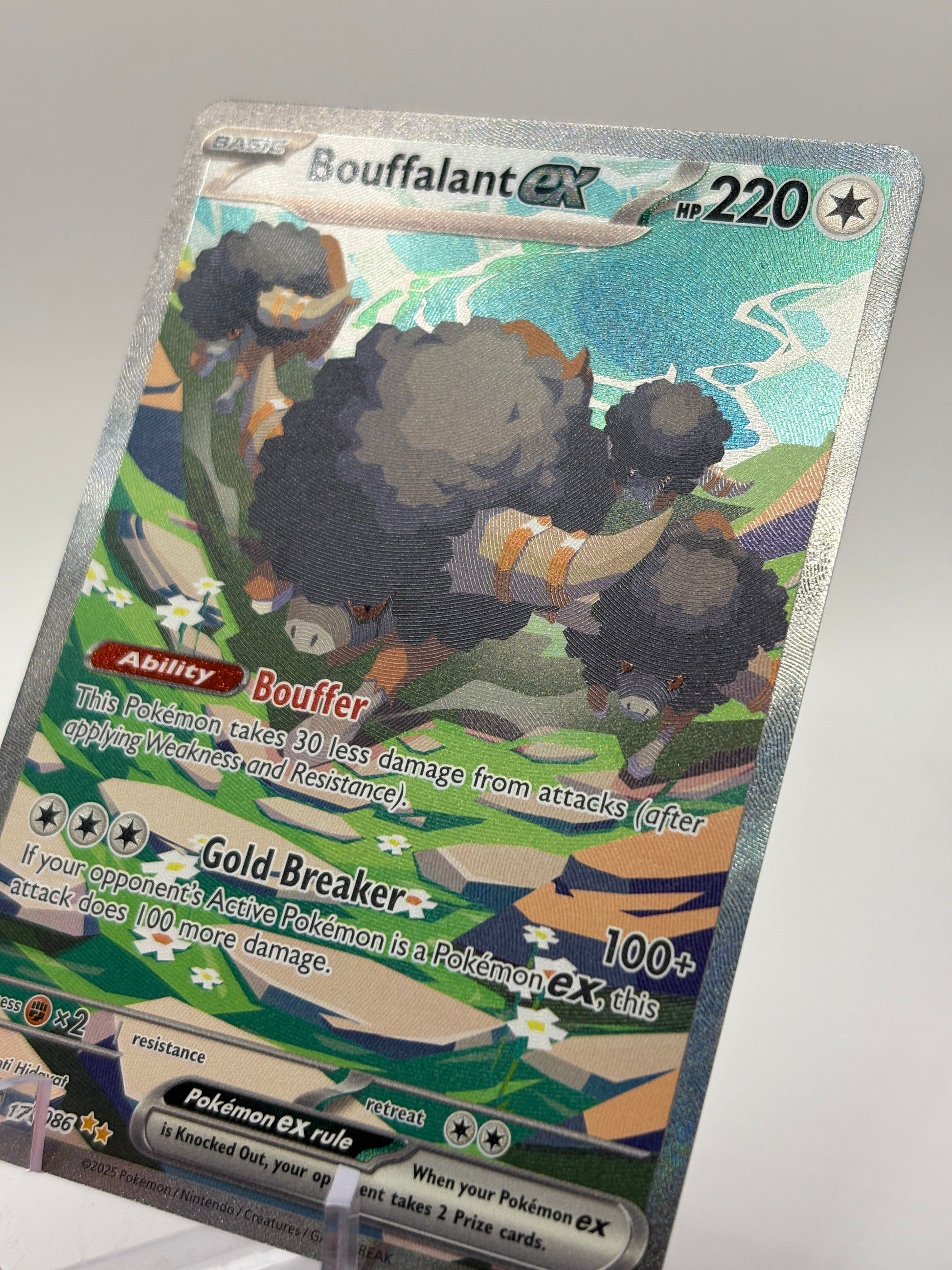 Pokemon TCG White Flare - Bouffalant EX 170/086 Special Illustration Rare NM FRENLY BRICKS - Open 7 Days