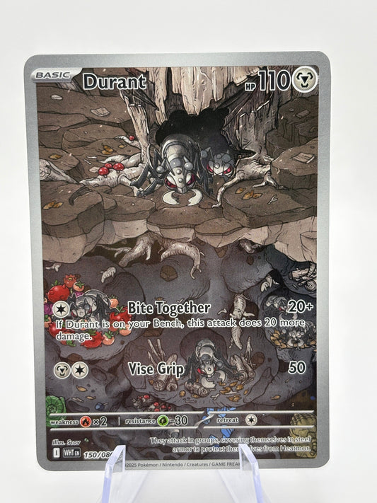 Pokemon TCG White Flare - Durant 150/086 Illustration Rare NM FRENLY BRICKS - Open 7 Days