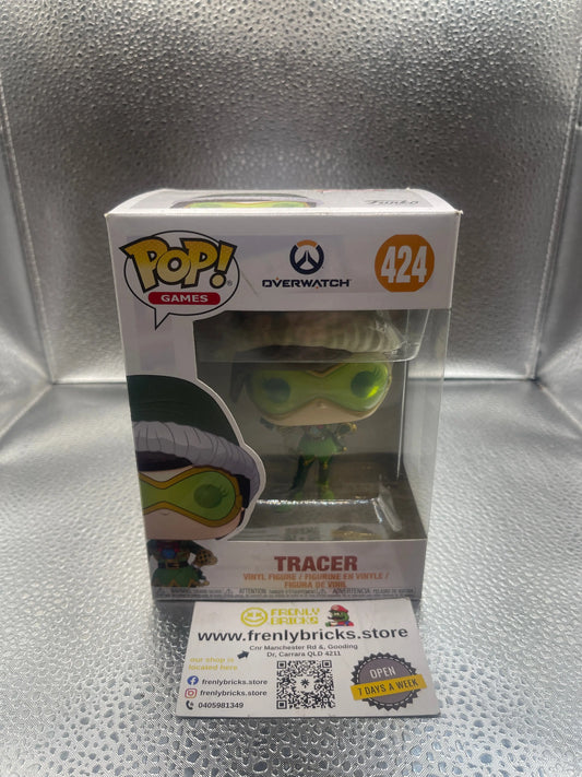 Funko POP! Games Overwatch #424 Tracer Elf FRENLY BRICKS - Open 7 Days