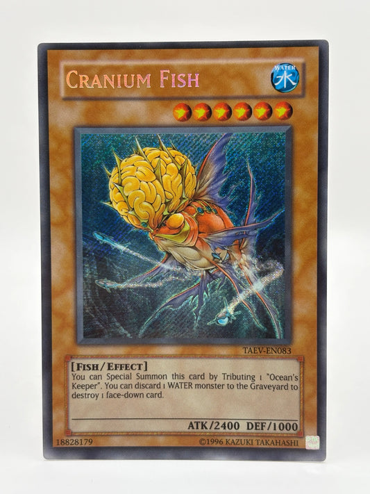Cranium Fish TARV-EN083 SECRET RARE YU-GI-OH! LP FRENLY BRICKS - Open 7 Days