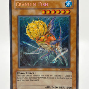 Cranium Fish TARV-EN083 SECRET RARE YU-GI-OH! LP FRENLY BRICKS - Open 7 Days