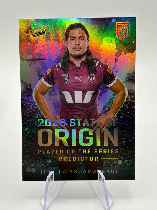 2026 Select NRL League Heroes State of Origin Predictor Tino Fa'asuamaleuai FRENLY BRICKS - Open 7 Days