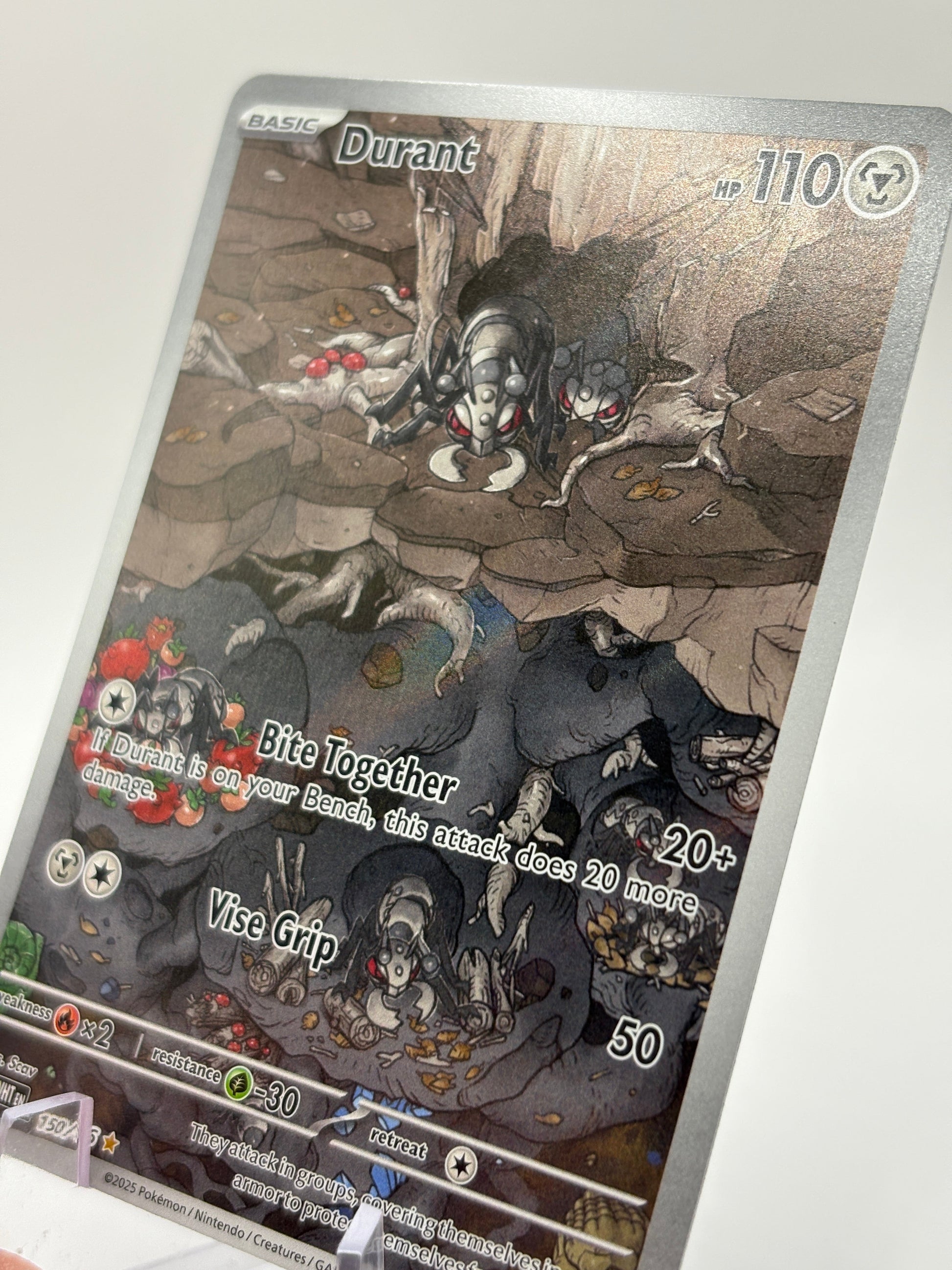 Pokemon TCG White Flare - Durant 150/086 Illustration Rare NM FRENLY BRICKS - Open 7 Days