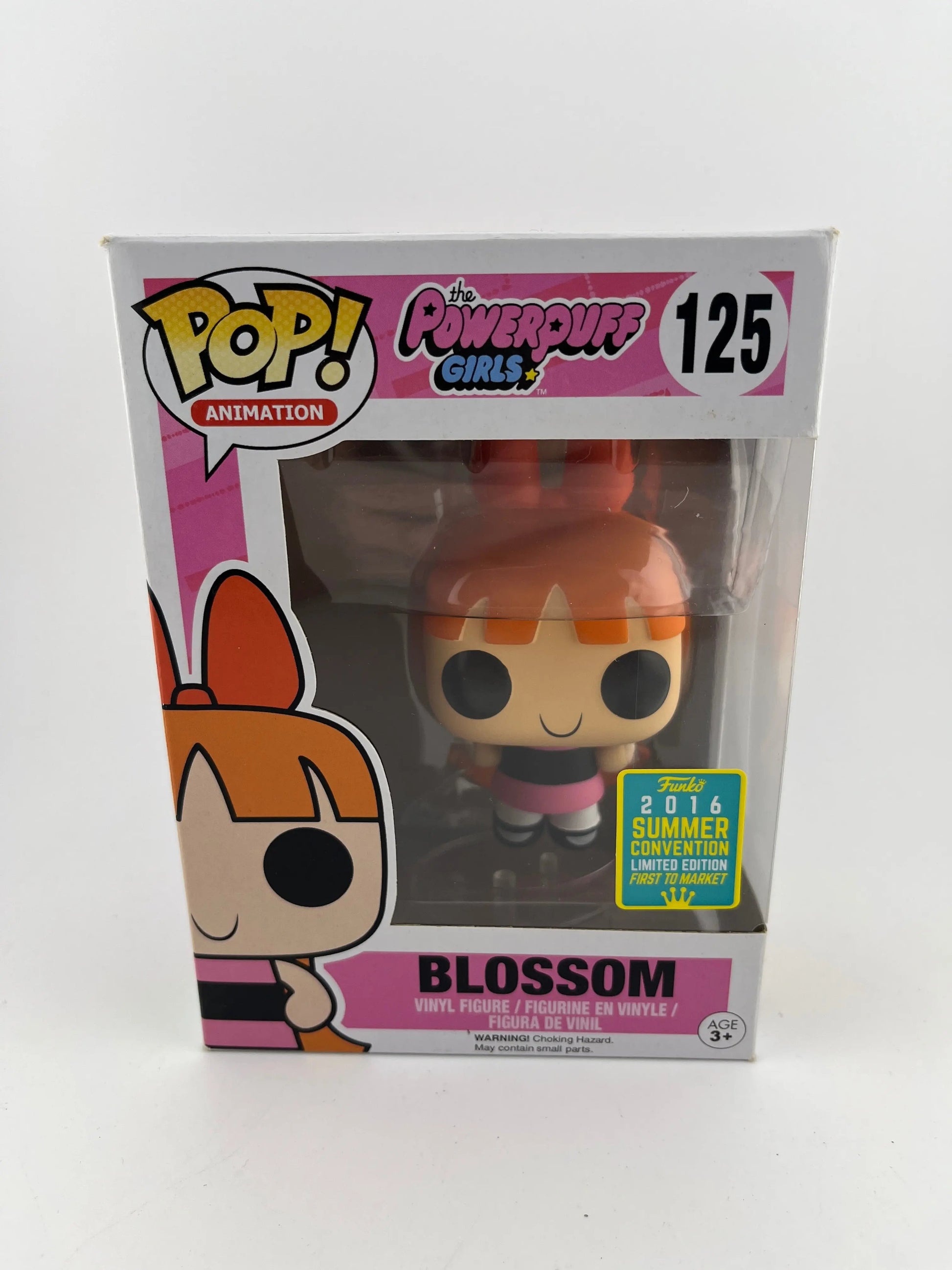 Funko POP Animation The Powerpuff Girls Blossom #125 2016 Summer Convention FRENLY BRICKS - Open 7 Days
