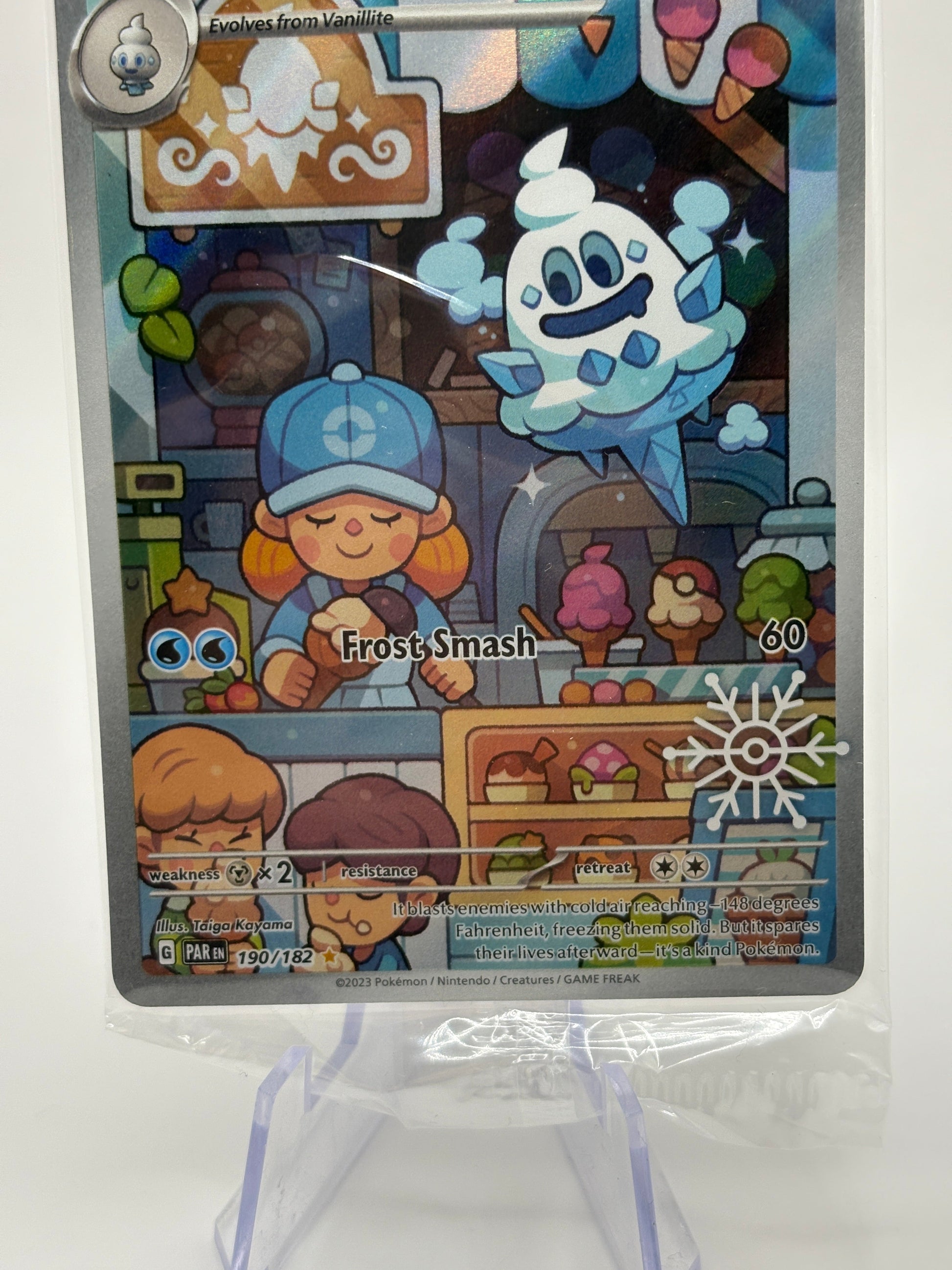 Pokemon TCG Paradox Rift Holiday Calendar - Vanillish 190/182 NM Sealed FRENLY BRICKS - Open 7 Days