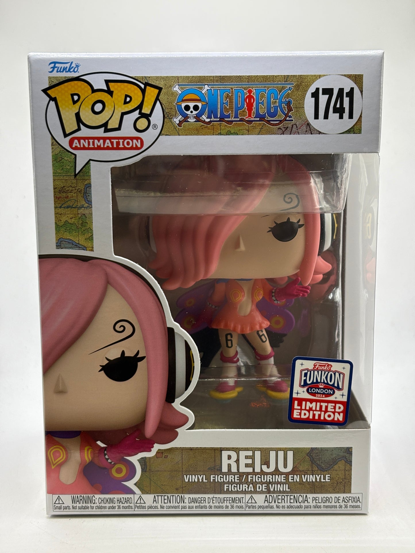 Funko POP! Animation One Piece #1741 Reiju 2024 Funkon Limited Edition (1)